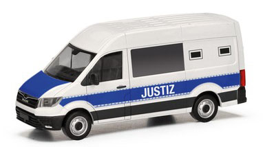herpa Cars&Trucks 1/87 MAN TGE ボックスハイルーフ "Justiz"