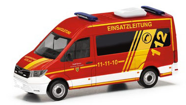 herpa Cars&Trucks 1/87 MAN TGEバス ハイルーフ "ゴスラー消防隊／オペレーションセン ター"