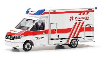 herpa Cars&Trucks 1/87 MAN TGE RTW ヨハニター ハン ブルク 救急車
