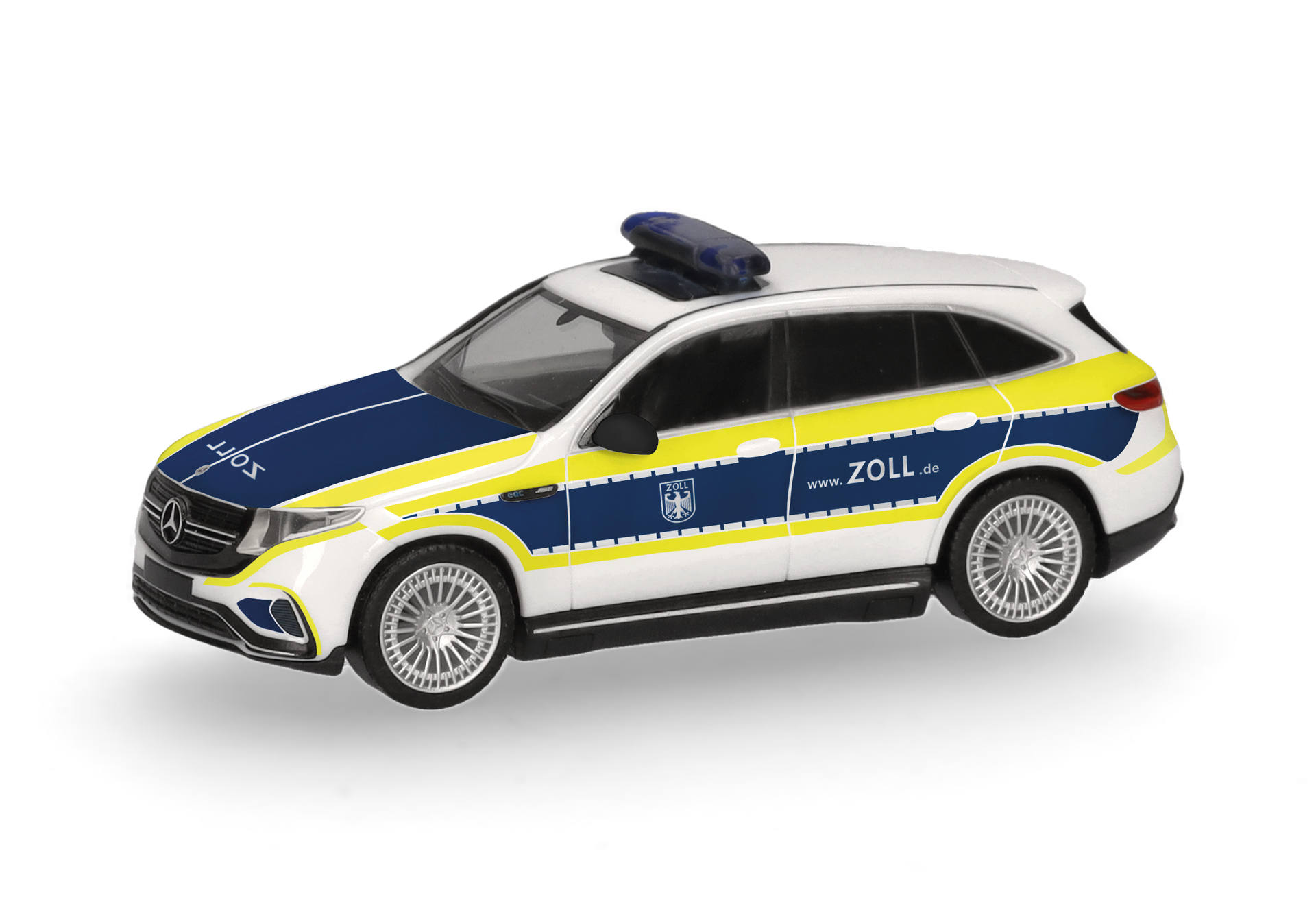 herpa Cars&Trucks 1/87 (プラスチック製) メルセデスベンツ 電気自動車税関 "Zoll"