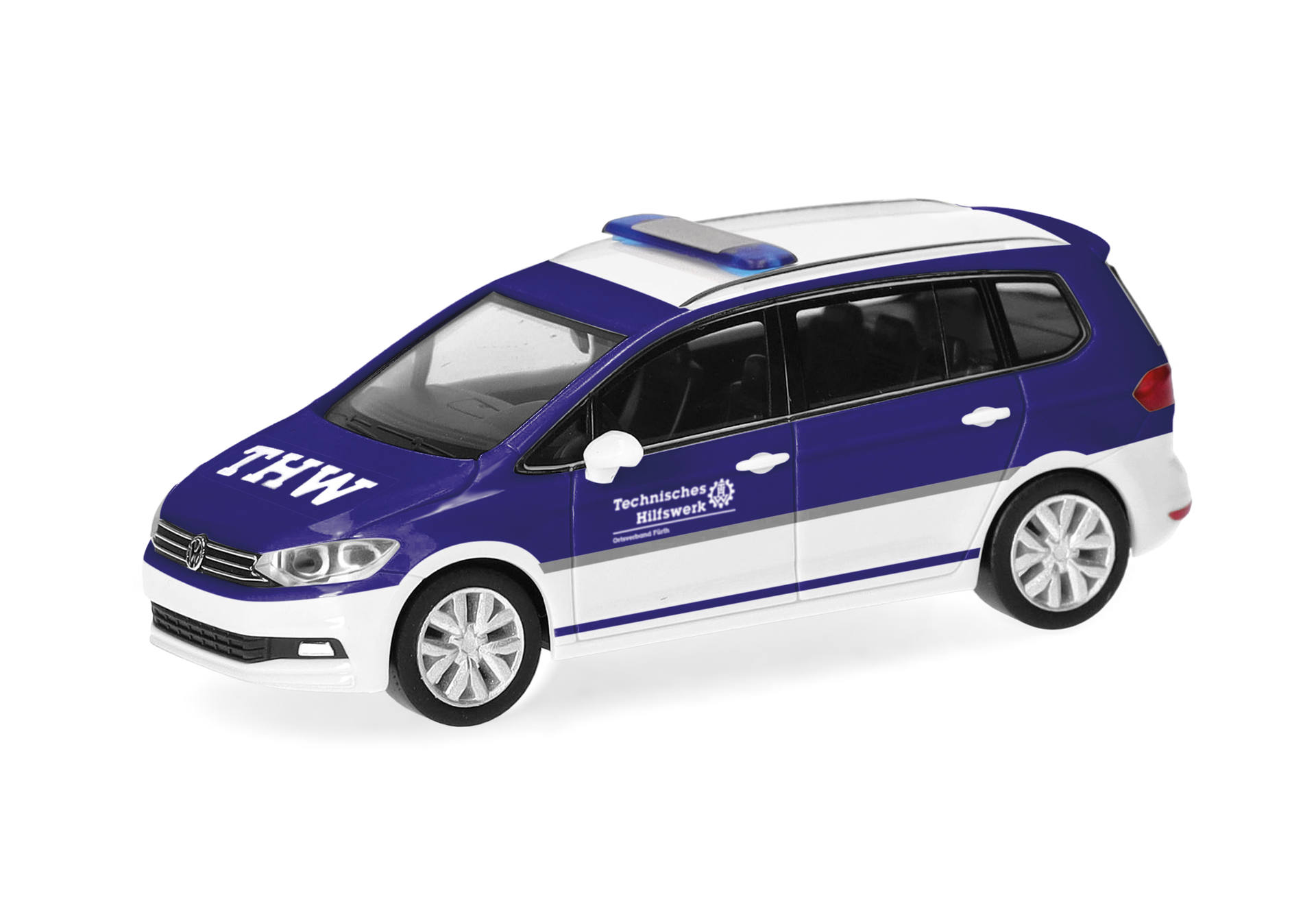 [予約]herpa Cars&Trucks 1/87 (プラスチック製) フォルクスワーゲン トゥーラン"THW Fürth"