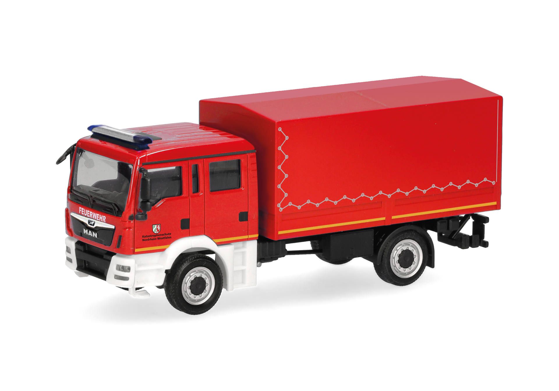 herpa Cars&Trucks 1/87 (プラスチック製)  MAN TGM (2012) GW-L 民間防衛車 ノルトラインヴェストファーレン州消防署