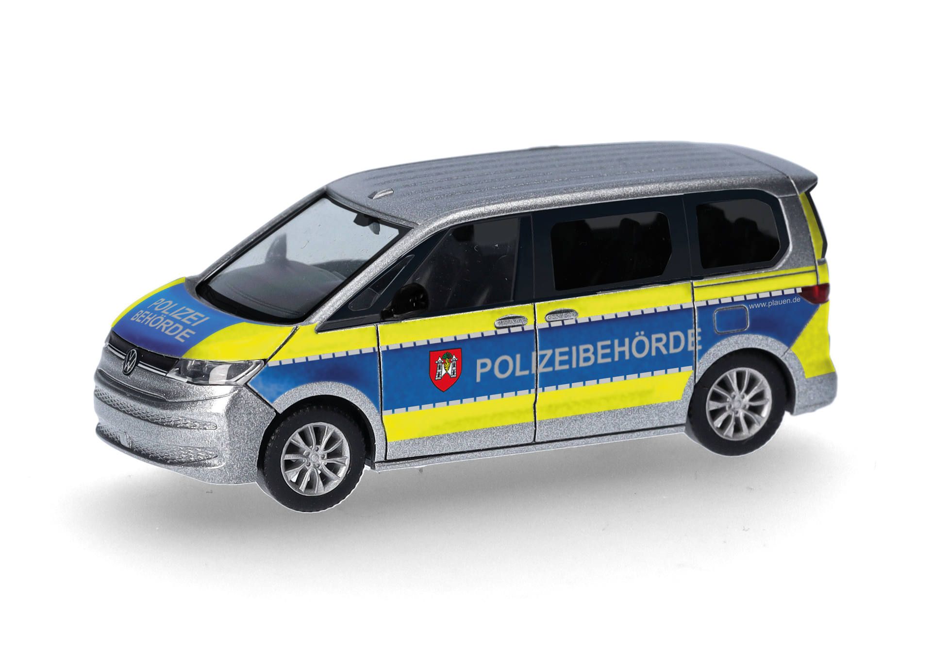 herpa Cars&Trucks 1/87 (プラスチック製) フォルクスワーゲン マルチバン プラウエン警察署