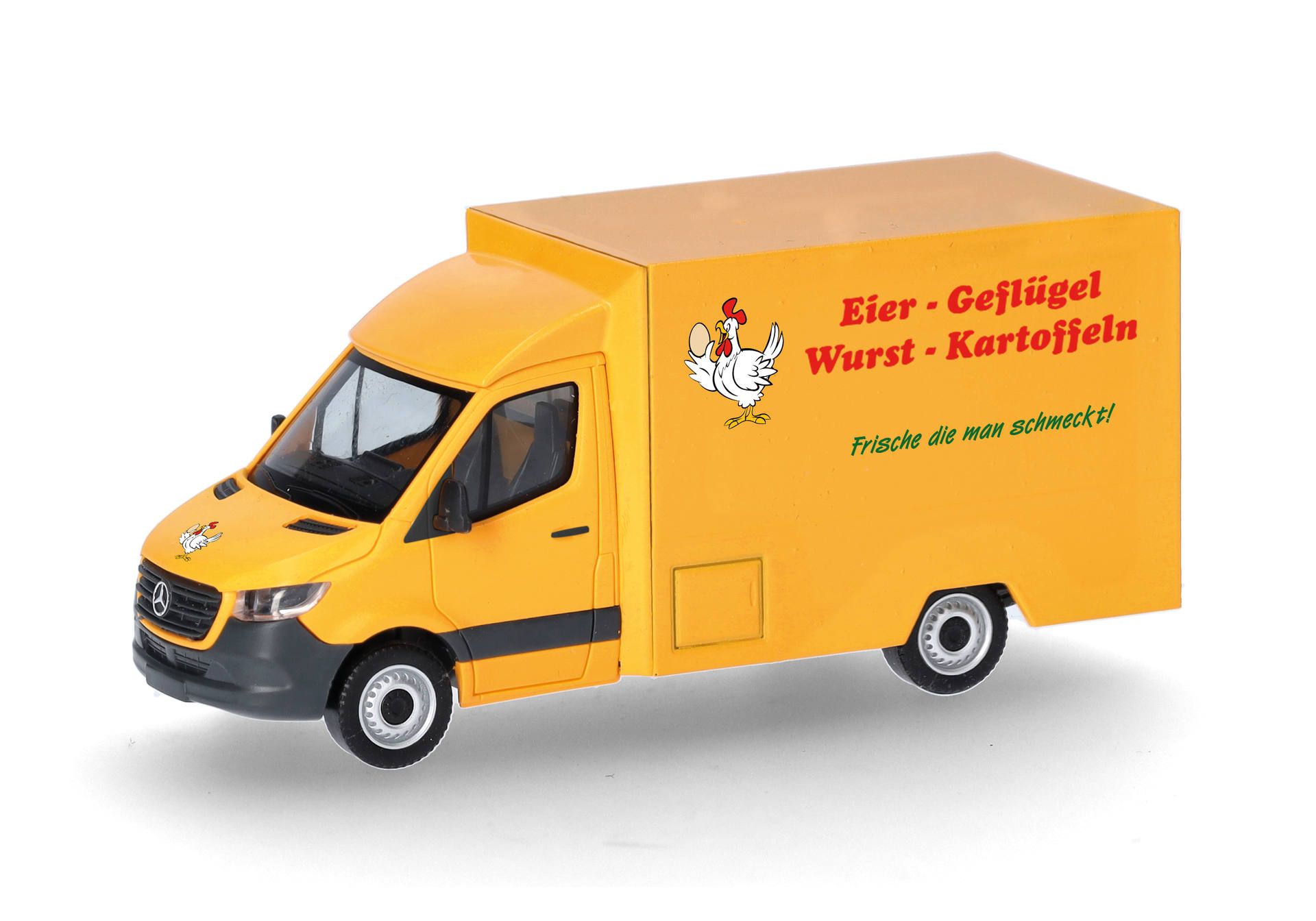 herpa Cars&Trucks 1/87 (プラスチック製) メルセデスベンツ スプリンター '18 フードトラック "eggs poultry sausages potatoes"