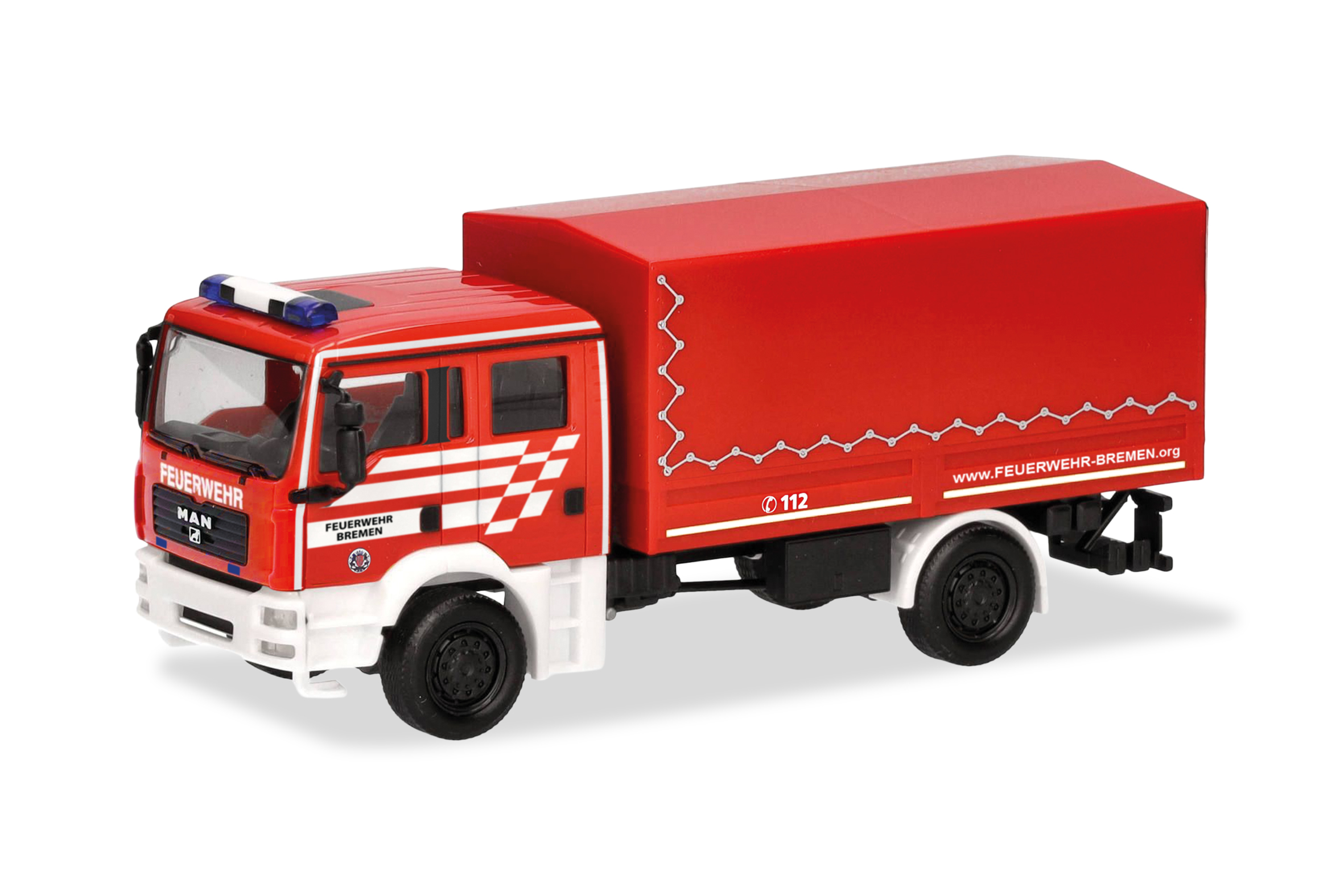 herpa Cars&Trucks 1/87  (プラスチック製) MAN TGA M 多目的車両  ブレーメン消防隊
