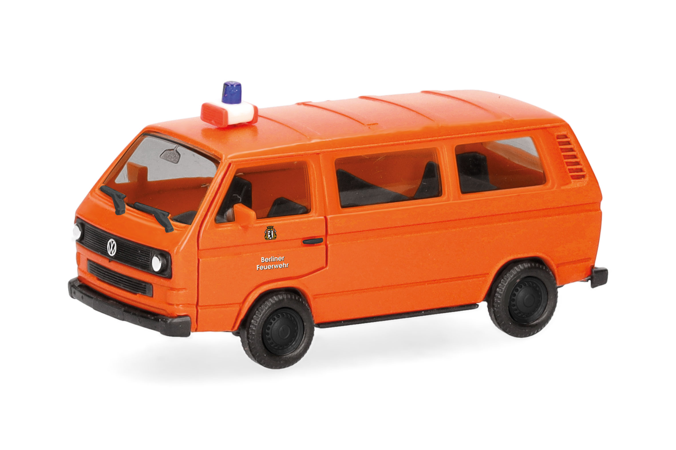 [予約]herpa Cars&Trucks 1/87 (プラスチック製) フォルクスワーゲン T3 バス "ベルリン消防局"