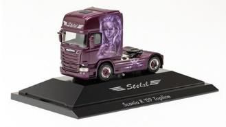 herpa Cars&Trucks 1/87 スカニア R `13 ローローダートラクター “Stelzl／Eleanor”