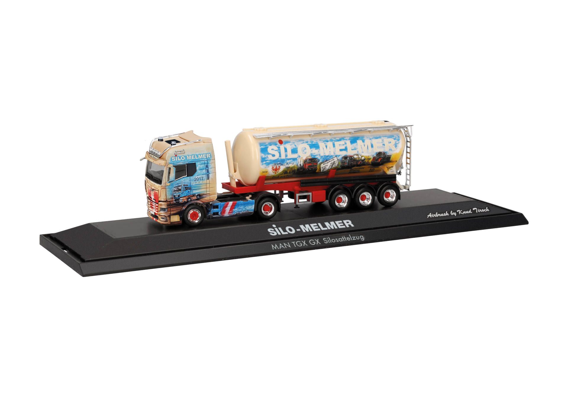 herpa Cars&Trucks 1/87 (プラスチック製) MAN TGX GXバルクセミトレーラー"70 Jahre Silo Melmer" (オーストリア)