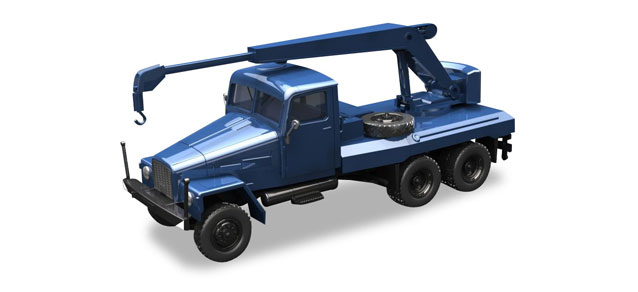 herpa Cars&Trucks 1/87 IFA G5 クレーン車 ブルー