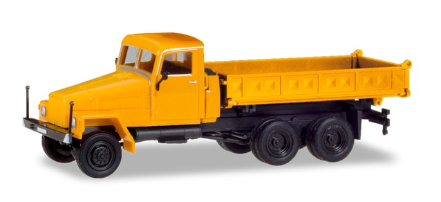 herpa Cars&Trucks 1/87 IFA G5 3-way 荷台装備 オレンジ