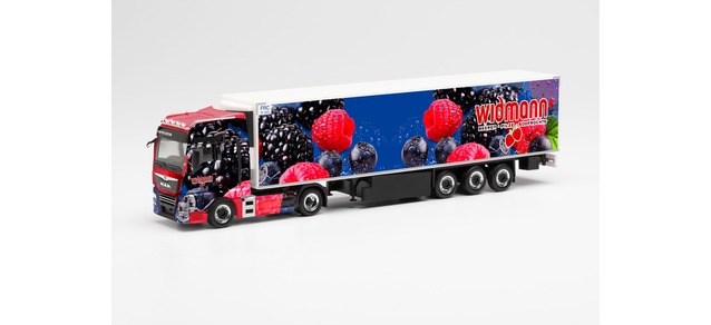 herpa Cars&Trucks 1/87 MAN TGX XXL Euro 6 冷蔵セミトレーラー „Früchte Widmann“