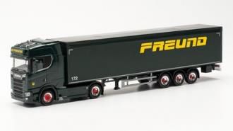 herpa Cars&Trucks 1/87 スカニア CS 20 HD 可動式床セミトレーラー “Spedition Freund”