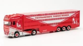 herpa Cars&Trucks 1/87 DAF XF SSC 家畜運搬トラック “Thomas Werner”