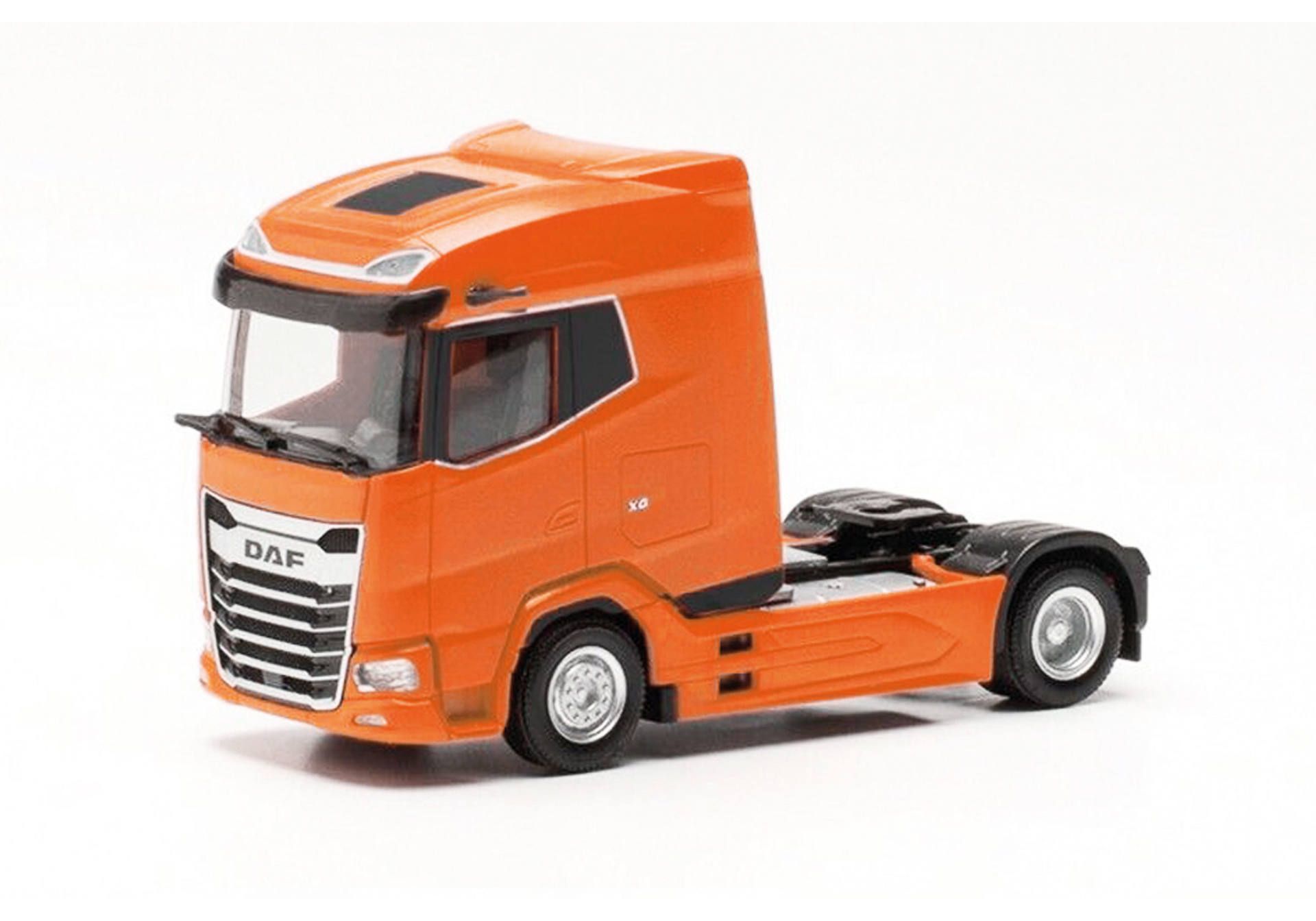 herpa Cars&Trucks 1/87 (プラスチック製製) DAF XG リジッドトラクター オレンジ