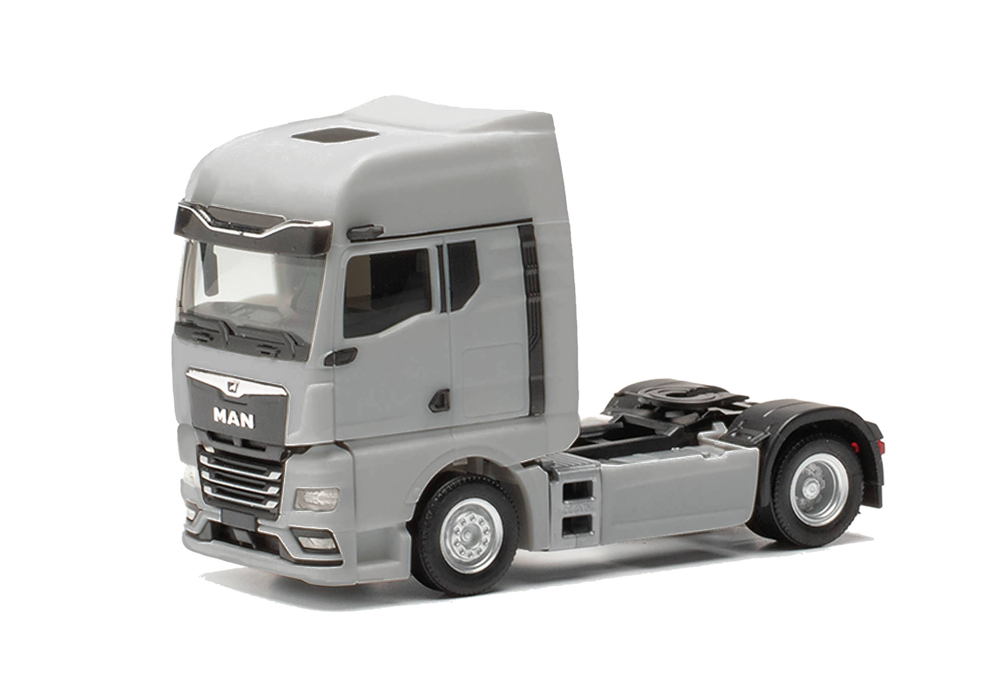 herpa Cars&Trucks 1/87 (プラスチック製)  MAN TGX GX ミラーカメラ付 リジッドトラクター 2軸 プラチナグレー
