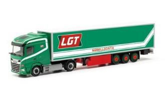 ミニカー　1/87 DAF XG ボックスセミトレーラー “LGT Logistics AS” [HE317245] herpa Cars&Trucks 1/87 DAF XG ボックスセミトレーラー “LGT