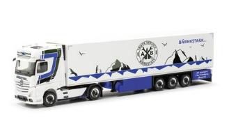 ミニカー　1/87 メルセデスベンツ アクトロス 18 ギガスペース 冷蔵ボックスセミトレーラー “Trio-Trans” [HE317320] herpa Cars&Trucks 1/87 メルセデスベンツ アクトロス 18 ギガ