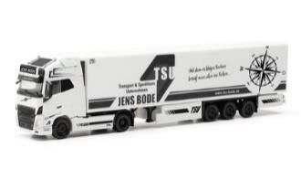 ミニカー　1/87 ボルボ FH Gl. XL 2020 6×2 冷蔵ボックスセミトレーラー “Jens Bode / Uhl Trucks” [HE316361] HO) ボルボ FH Gl. XL 2020 6x2 冷蔵ボックスセミトレーラー