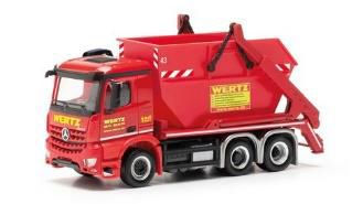 [予約]herpa Cars&Trucks 1/87 メルセデスベンツ アロクス M スキップローダー AK16 "Wertz"