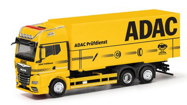 herpa Cars&Trucks 1/87 MAN TGX GX ボックストラック "ADAC testing service"