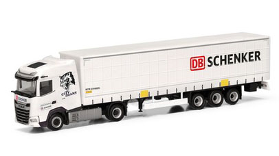 herpa Cars&Trucks 1/87 DAF XG カーテンキャンバス セミトレーラー "DB Schenker/City Trans Harz"