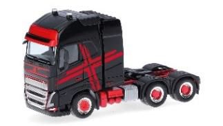[予約]herpa Cars&Trucks 1/87 ボルボ FH16 GL XL 2020 リジッドトラクター ブラック/レッド