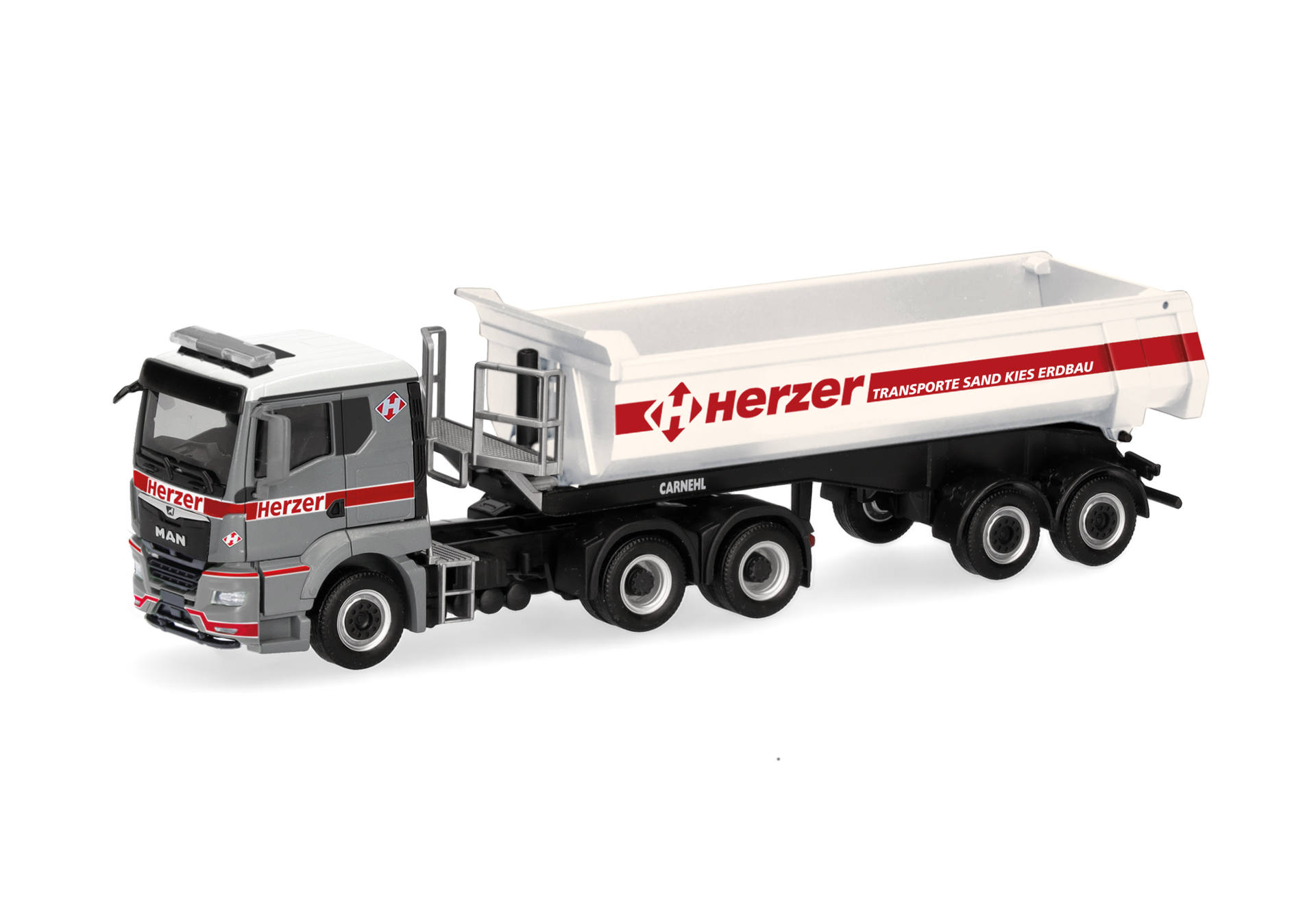 herpa Cars&Trucks 1/87 (プラスチック製) MAN TGS TN ダンプセミ