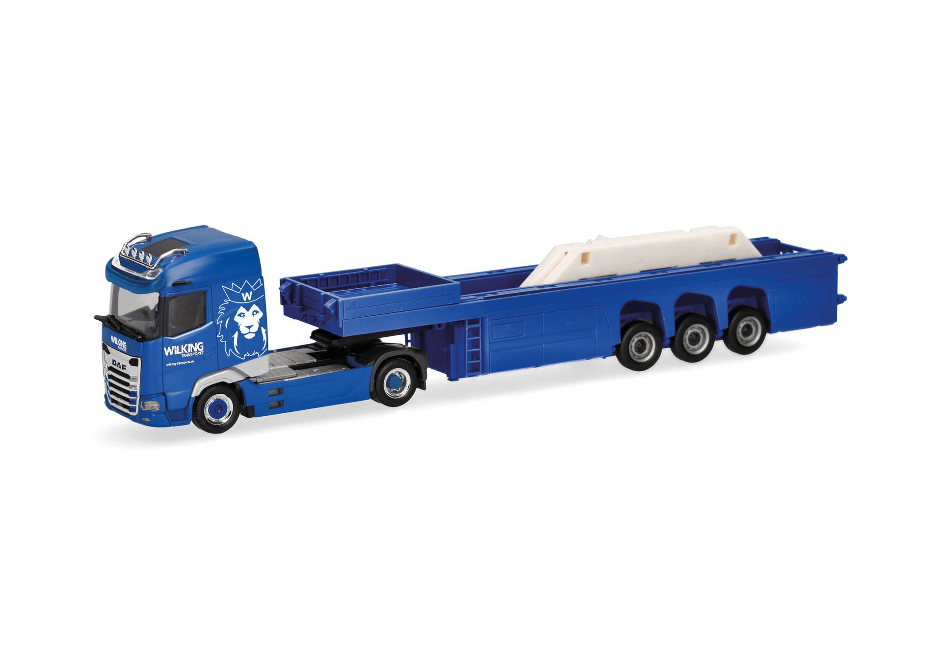 herpa Cars&Trucks 1/87 (プラスチック製) DAF XG コンクリートパーツセミト レーラー "Wilking Transporte"