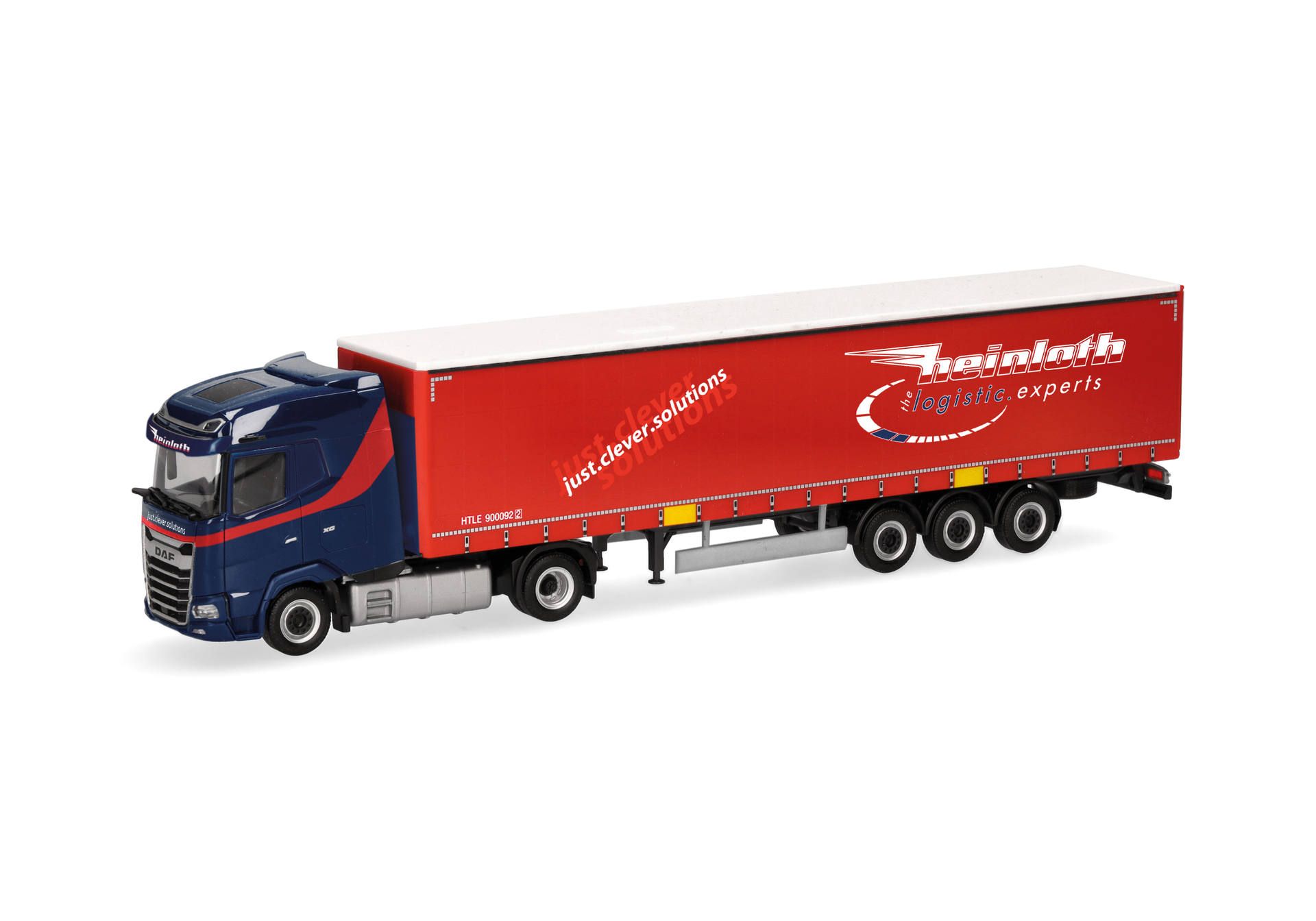 [予約]herpa Cars&Trucks 1/87 (プラスチック製) DAF XG カーテンキャンバスセミトレーラー "Heinloth"
