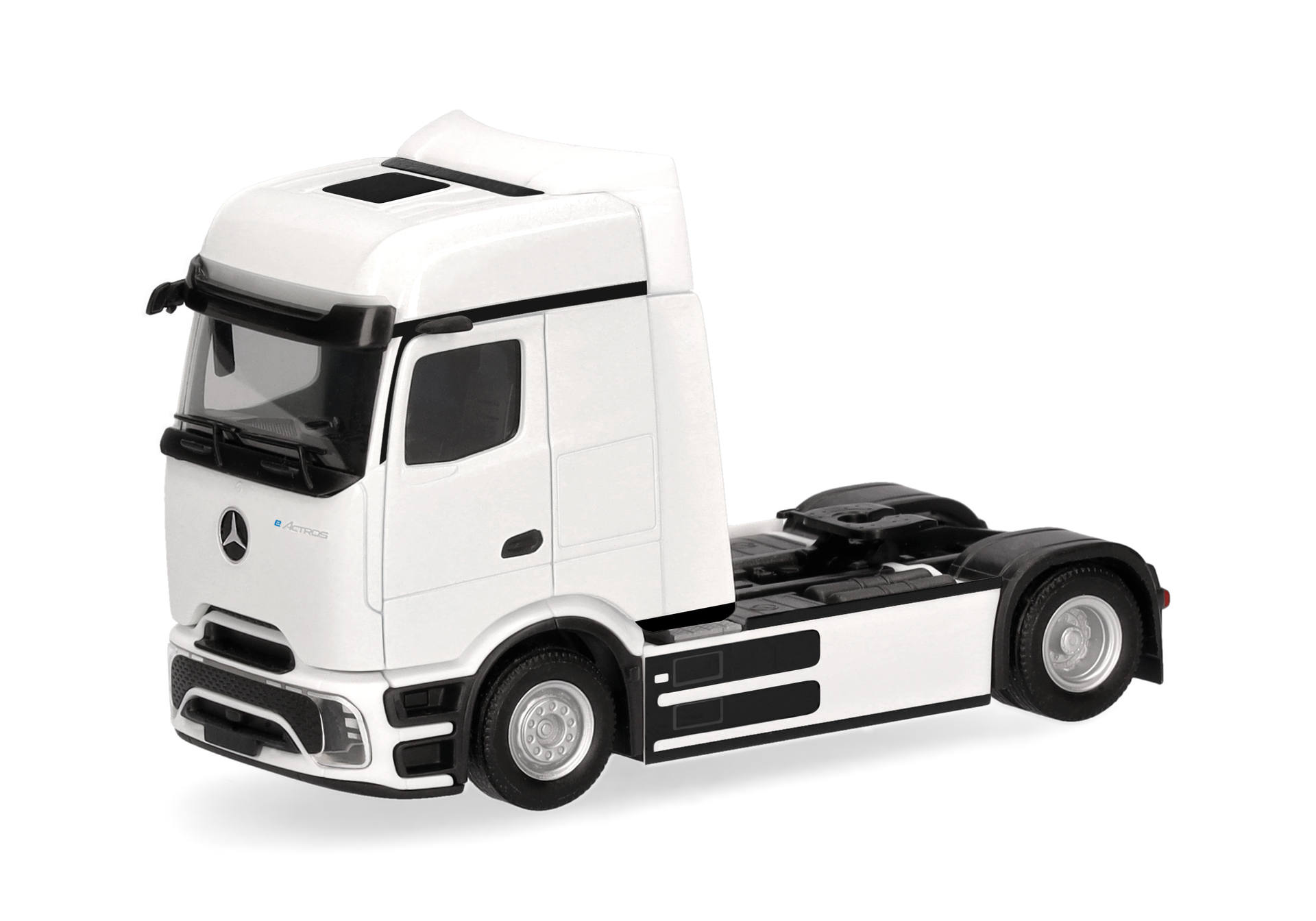 [予約]herpa Cars&Trucks 1/87 (プラスチック製) メルセデスベンツ eアクトロス600 プロキャビン ビッグスペース リジッドトラクター 2軸 ホワイト
