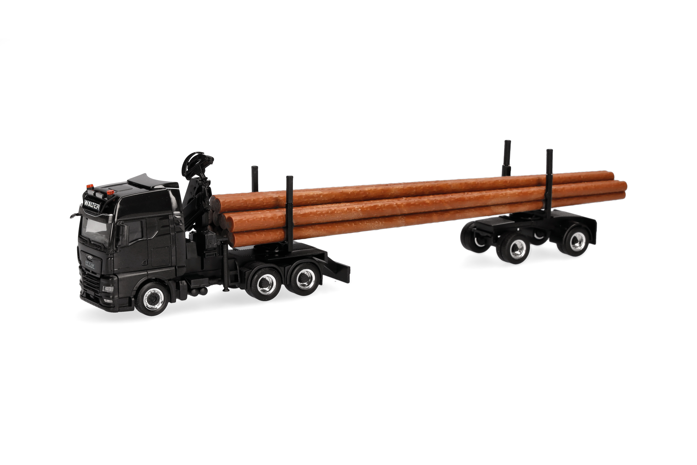 [予約]herpa Cars&Trucks 1/87 (プラスチック製) MAN TGX GX  長尺木材運搬車 "Walter Holztransporte"