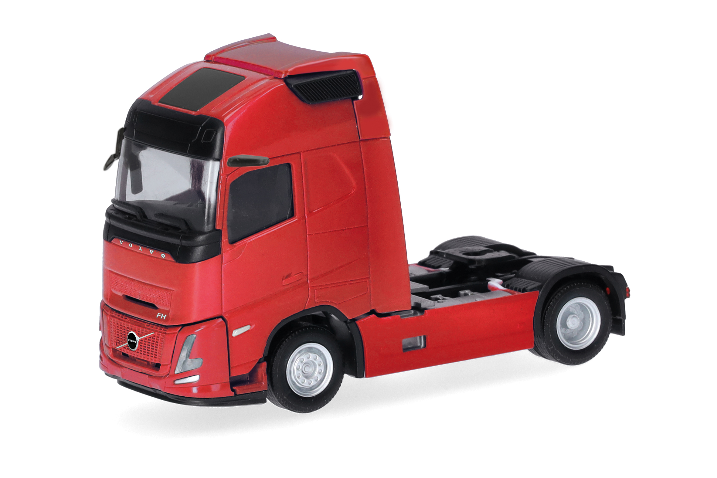 [予約]herpa Cars&Trucks 1/87 (プラスチック製) ボルボ FH エアロ GL XL リジッドトラクター 2軸 レッド