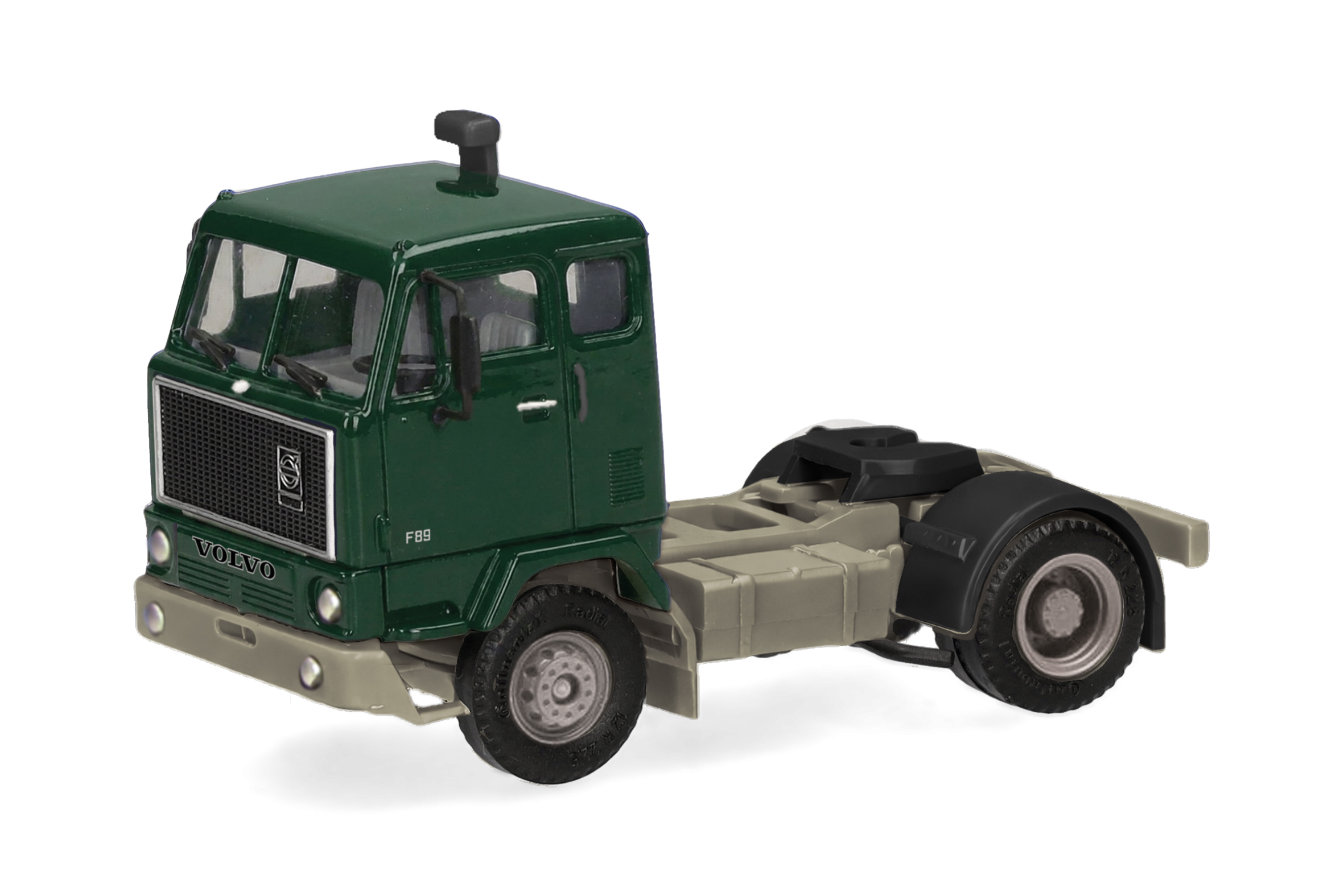 [予約]herpa Cars&Trucks 1/87 (プラスチック製) ボルボ F89 リジッドトラクター 2軸 パイングリーン