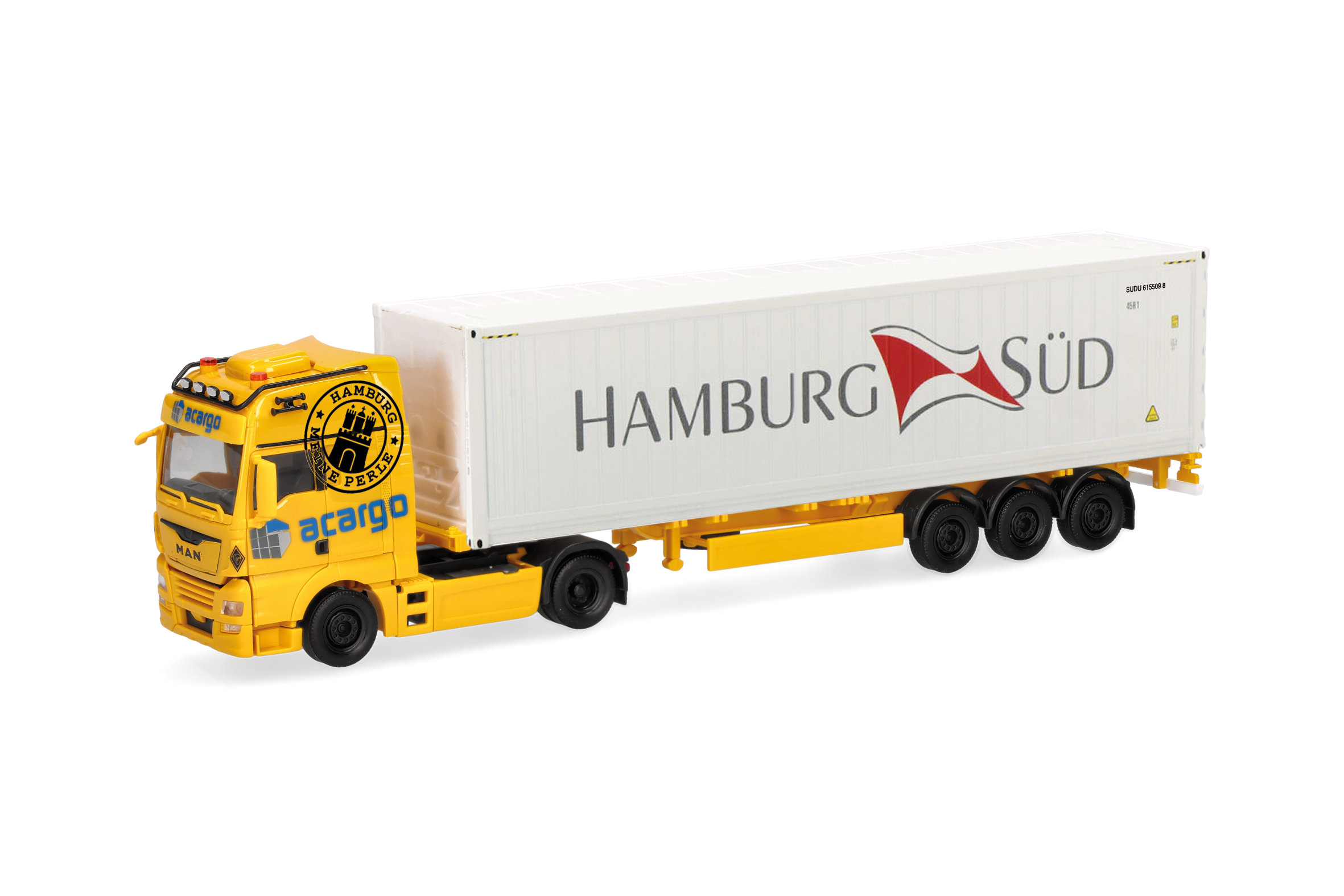 [予約]herpa Cars&Trucks 1/87 (プラスチック製) MAN TGX XXL ユーロ6c  冷凍コンテナセミトレーラー  "Acargo/Hamburg S?d"