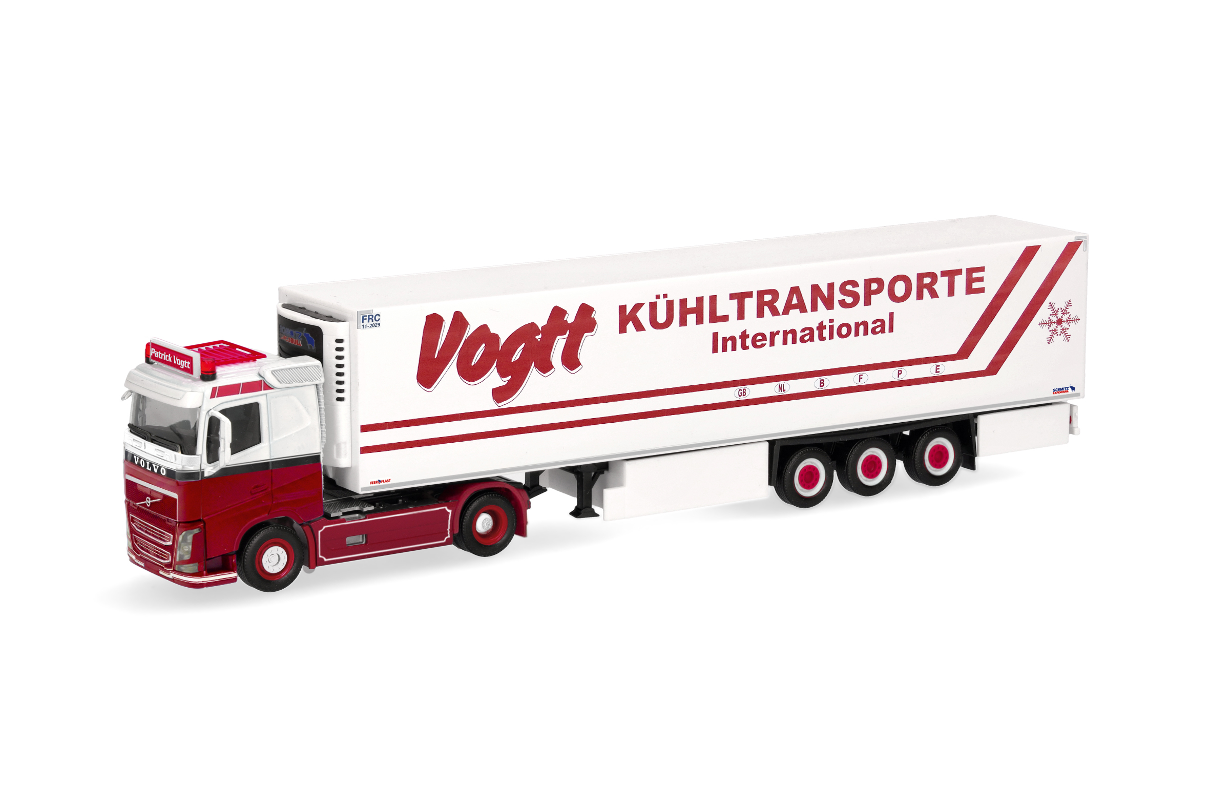 herpa Cars&Trucks 1/87 (プラスチック製) ボルボ FH フラットルーフ