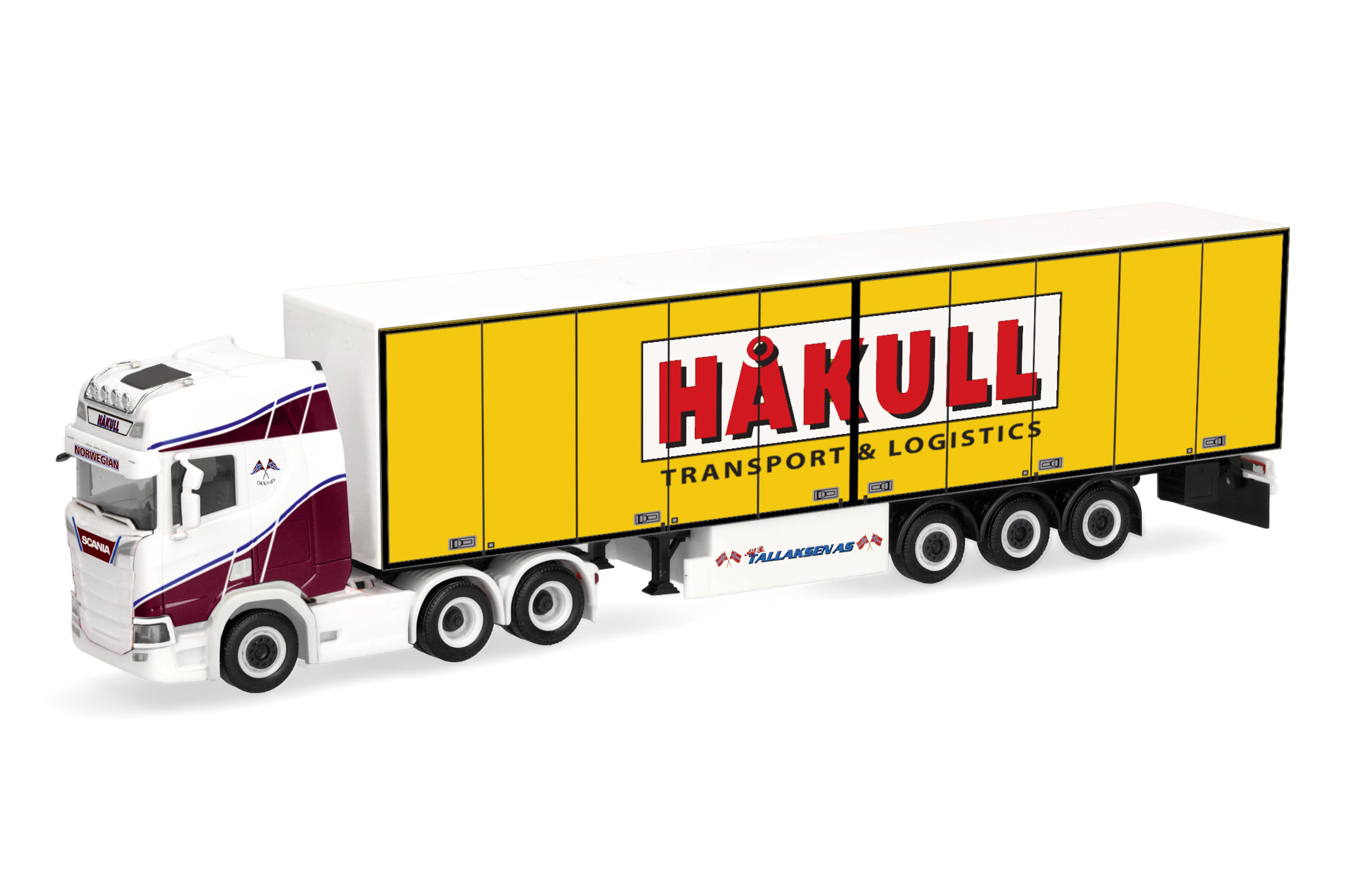 herpa Cars&Trucks 1/87 (プラスチック製) スカニア CR 20 ハイルーフ