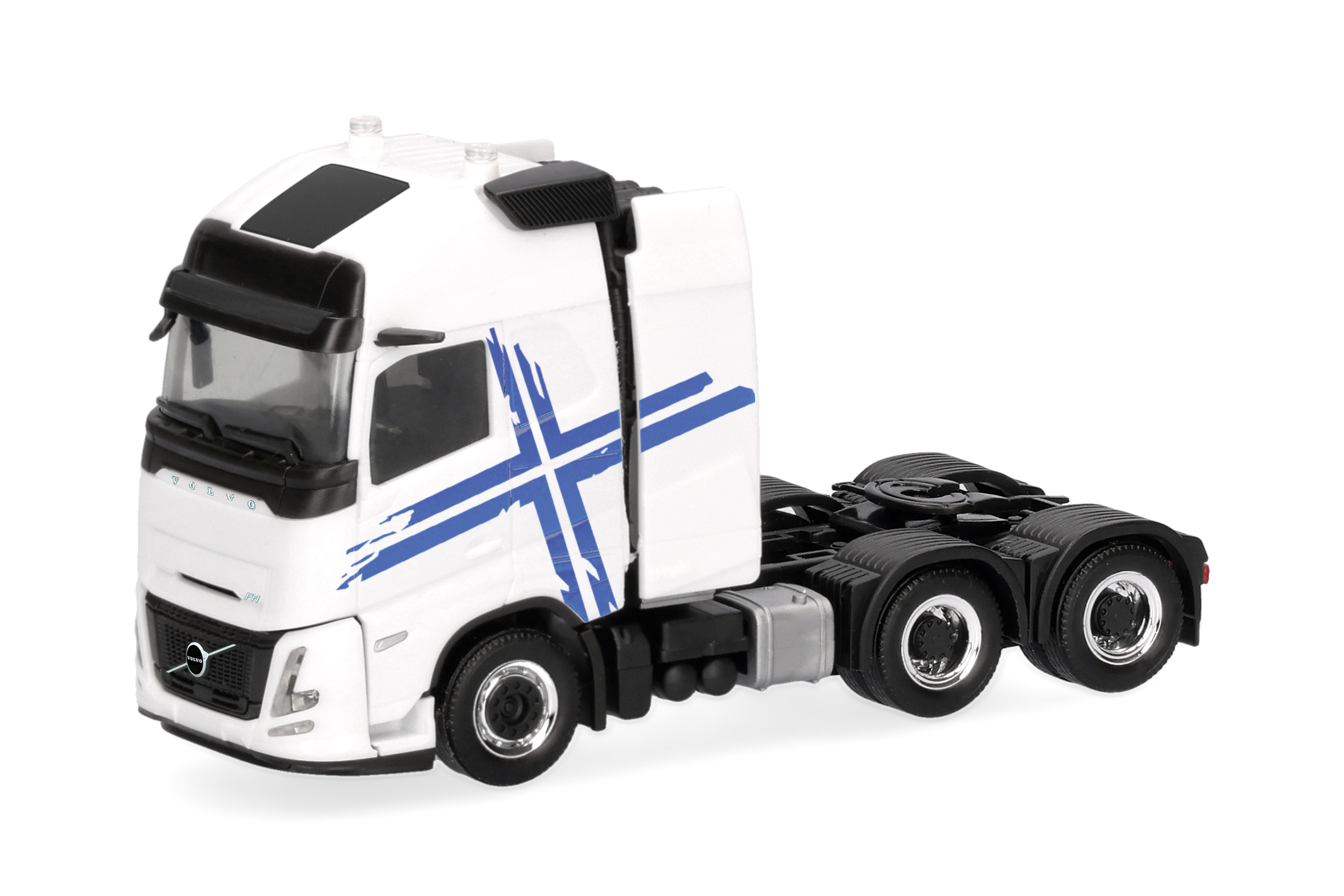 [予約]herpa Cars&Trucks 1/87 (プラスチック製) ボルボ FH エアロ GL XL  リジッドトラクター 3軸 ホワイト