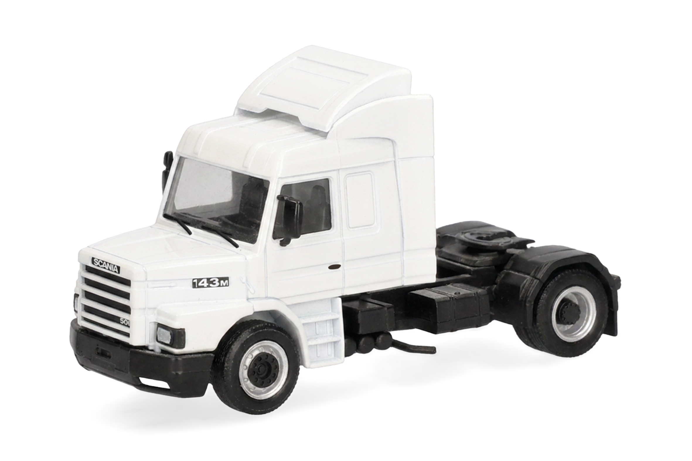 [予約]herpa Cars&Trucks 1/87 (プラスチック製) スカニア ハウバー 143 500  リジッドトラクター 2軸 ホワイト
