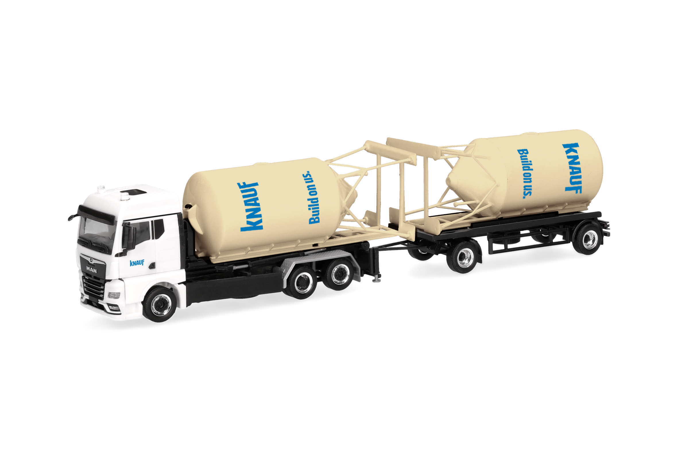 [予約]herpa Cars&Trucks 1/87 (プラスチック製) MAN TGX GM サイロローダー  トレーラートラック "Knauf"