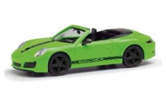 herpa Cars&Trucks 1/87 (プラスチック製) ポルシェ 911(991)カレラ 2 リザード グリーン