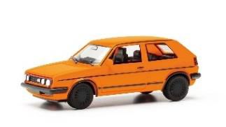 herpa Cars&Trucks 1/87 (プラスチック製) フォルクスワーゲン ゴルフII GTI ディープオレンジ