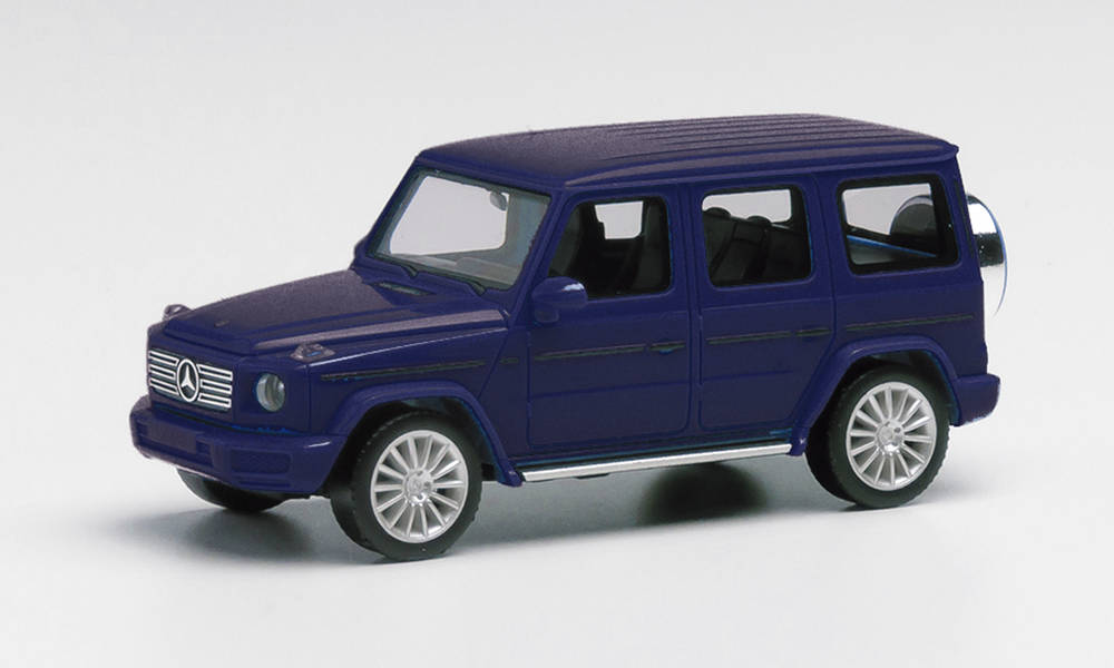 herpa Cars&Trucks 1/87 メルセデスベンツ Gクラス AMGリム付 ブルーメタリック