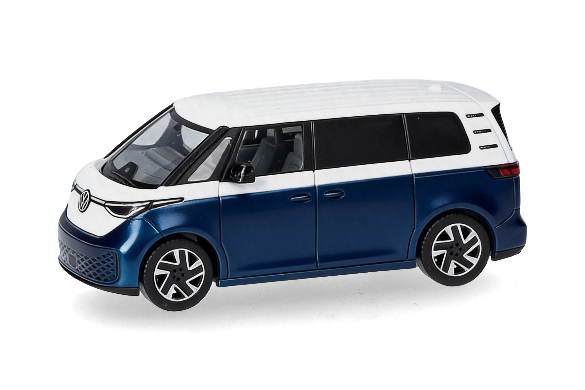 [予約]herpa Cars&Trucks 1/87 (プラスチック製) フォルクスワーゲン ID. Buzz People ツートン キャンディホワイト/ブルーメタリック