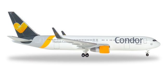 herpa wings 1/500 (ダイキャスト製) 767-300ER コンドル航空 "Sunny Heart" colors