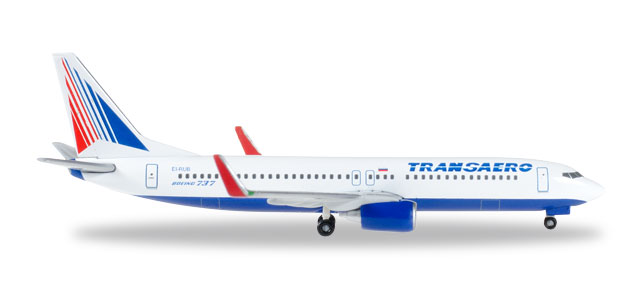 herpa wings 1/500 (ダイキャスト製) 737-800W トランスアエロ航空 EI-RUB