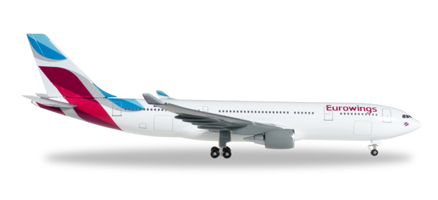 herpa wings 1/500 (ダイキャスト製) A330-200 ユーロウイングス D-AXGB