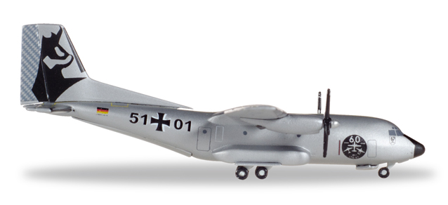 herpa wings 1/500 (ダイキャスト製) C-160 ルフトバッフェ ATS Wing 61 60周年記念 51+01
