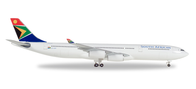 残りわずか】 Gemini 南アフリカ航空 1/200 エアバスA340 航空機