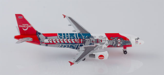 herpa wings 1/500 (ダイキャスト製) A320 タイ エア アジア "Amazing Thailand" HS-ABC