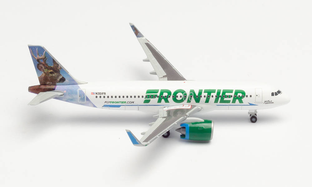 herpa wings 1/500 (ダイキャスト製) A320neo フロンティア航空